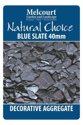 Picture of Melcourt Blue Slate  20mm 20kg Bag