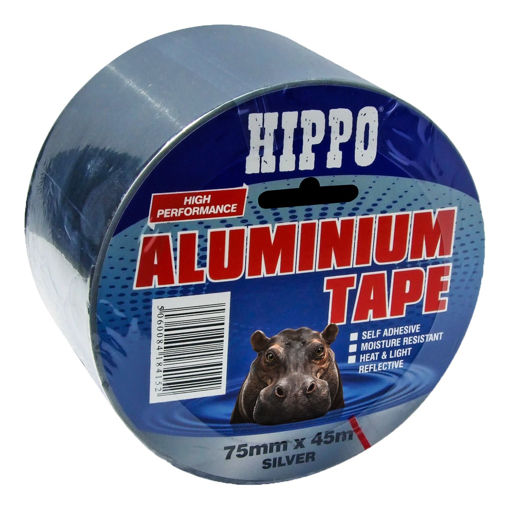 Picture of hippo aluminium foil tape 75mm x 45m