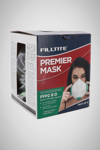 Picture of Filltite Premier Mask FFP2 no valve 5 pack