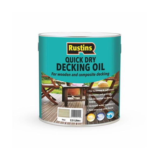 Picture of Rustins QD Textured Decking Oil 2.5L