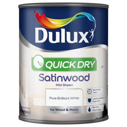 Picture of DU QD Satinwood PBW 750ml