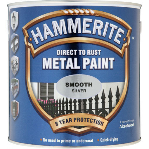 Picture of HM METAL PAINT SMOOTH SILVER 2.5L