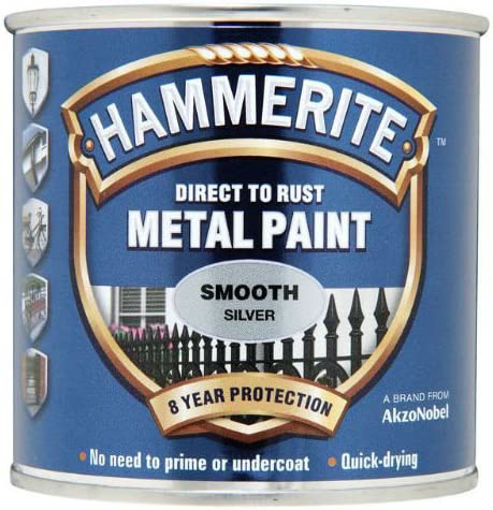 Picture of HM METAL PAINT SMOOTH SILVER 250ML