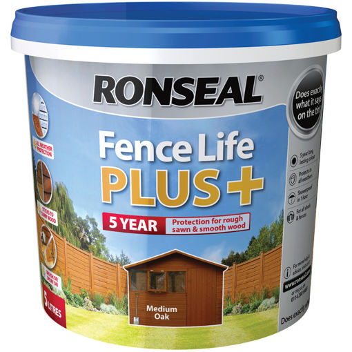 Picture of FENCELIFE PLUS COUNTYRY OAK 5LT