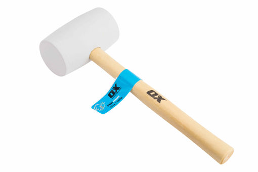 Picture of OX Pro White Rubber Mallet - 24 oz