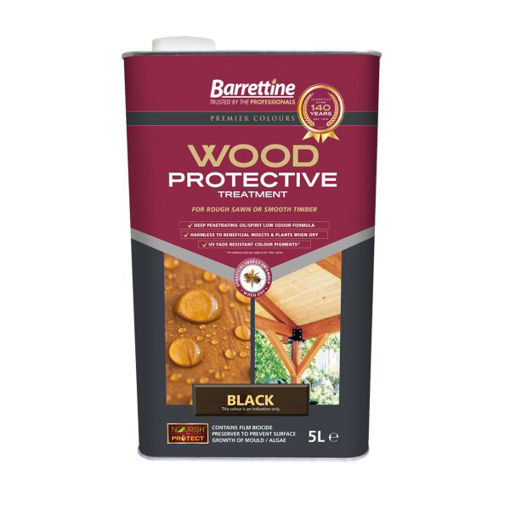 Picture of Barrettine Protective Treatment Black 5ltr