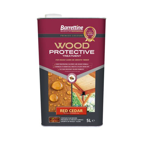 Picture of Barrettine Protective Treatment Red Cedar 5ltr