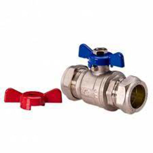 Picture of 70062602 ALTECNIC Tbar valve 15mm blue