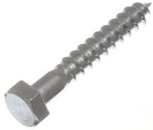 Picture of Coach Screw - BZP 8 x 60 - 5