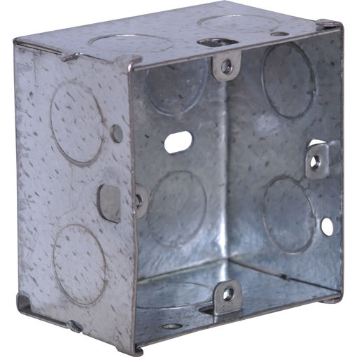 Picture of PPJ117C  1 gang metal box 47mm