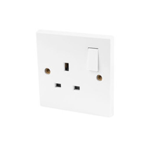 Picture of ppj071t 1 gang 13amp switced socket