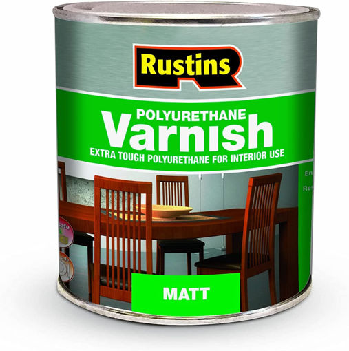 Picture of Rustins Poly Matt Clear 500ml