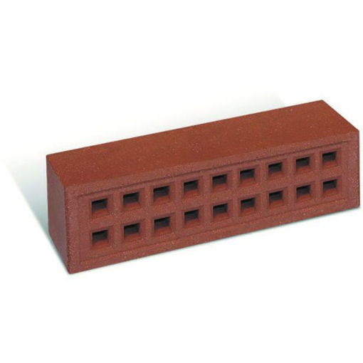 Picture of Redbank SQ Hole Airbrick 215x65 Red