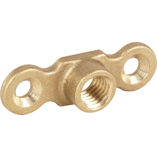 Picture of 45000451 A16 cast brass backplate 10mm female