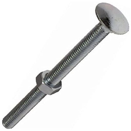 Picture of Carriage Bolt & Hex Nut - BZP 8 x 100 -40