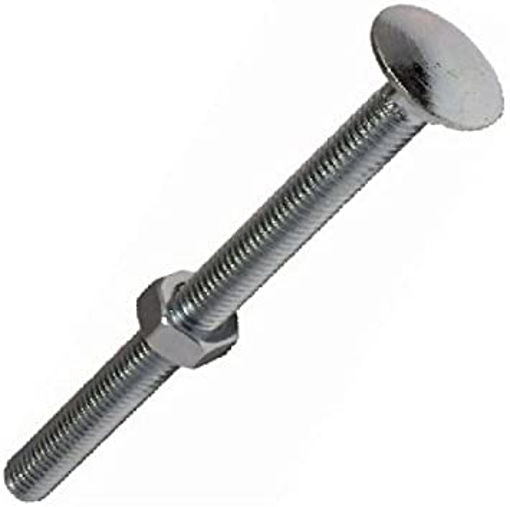 Picture of Carriage Bolt & Hex Nut - BZP 12 x 200 - 5