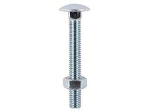 Picture of Carriage Bolt & Hex Nut - BZP 12 x 130 - 2