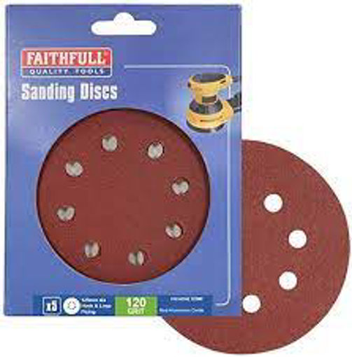 Picture of fai adhl125mf sanding disc 125mm did3 medium fine