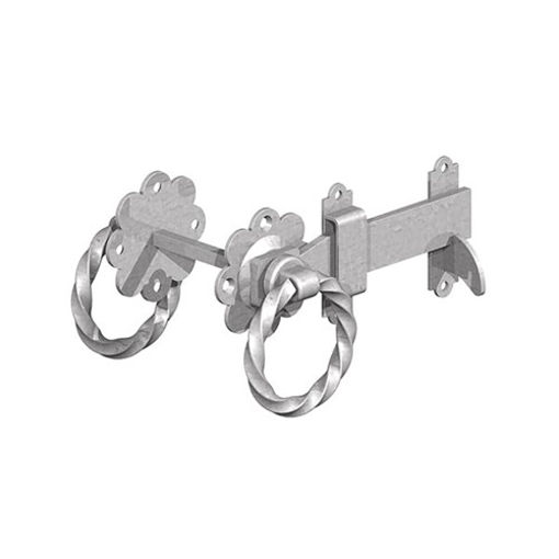 Picture of Twisted Ring Gate Latches 150MM GALV