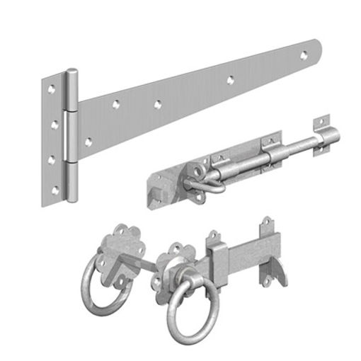 Picture of S Gate Kit Ring Gate Latch 450MM GALV