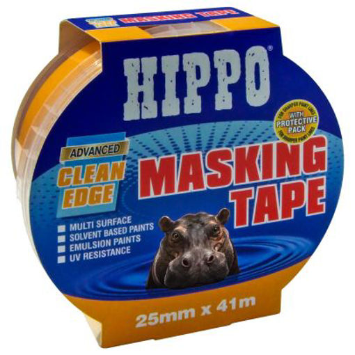 Picture of Hippo clean edge masking tape 25mmx41m