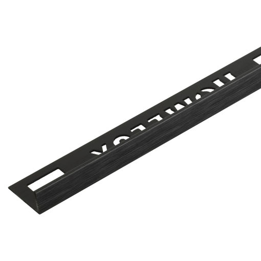 Picture of Homelux Straight edge Tile Trim Brushed Black 10mm