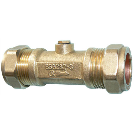 Picture of 10015002 VCD double check valve  dzr brass 15mm