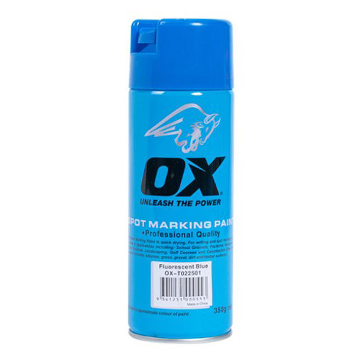 Picture of OX 750ML Permanent Line Marker Spray Blue