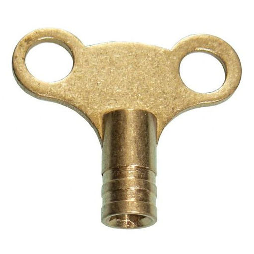 Picture of 10099197 Brass vent key for radiator  clock type