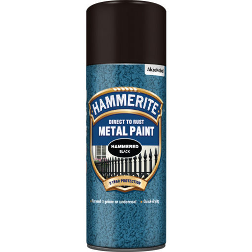 Picture of HM METAL PAINT HAMMERED BLACK AERO 400ML