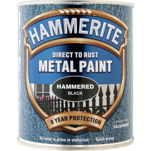 Picture of HM METAL PAINT HAMMERED BLACK 750ML