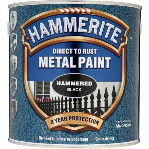 Picture of HM METAL PAINT HAMMERED BLACK 250ML