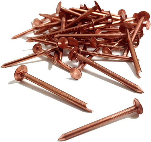 Picture of cop238b 1kg bag copper nails 38mm