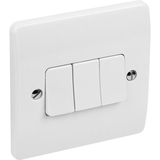 Picture of 3 GANG 2 WAY WALL SWITCH