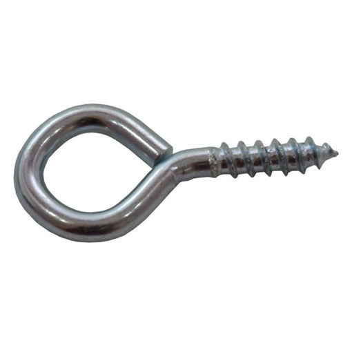 Picture of HE56B 30mm x 6mm ZP Steel Screw Eyes