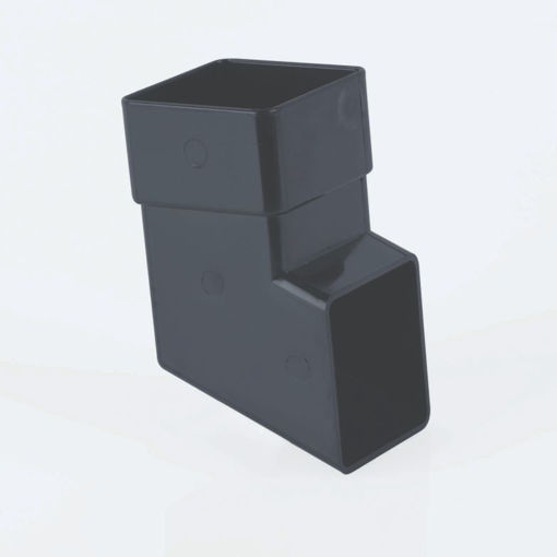 Picture of br516b black downpipe shoe square