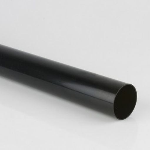 Picture of BR203B Black downpipe 4m round