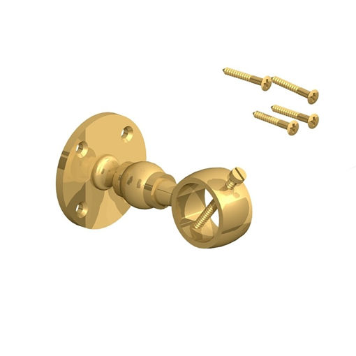 Picture of Handrail Bracket  ROPE PK 2 24 28MM BRASS