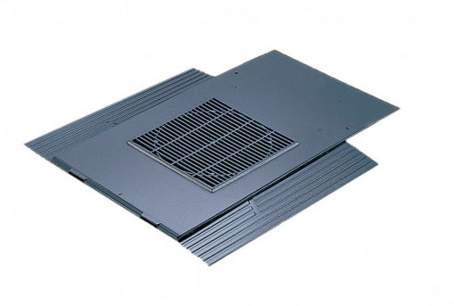 Picture of inline slate vent 250x500 min 30 deg pitch  (plastic) (Including adaptor)