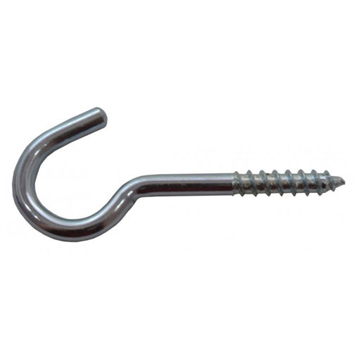 Picture of HE52B 55mm x 8mm ZP Steel Screw Hooks