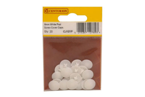 Picture of CJ121A White Pozi Screw Cover Caps