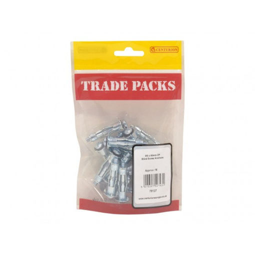 Picture of M5 x 45mm ZP blind screw anchors