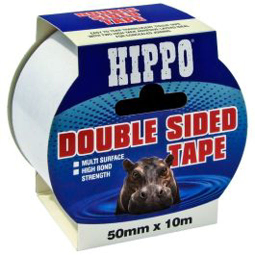 Picture of hippo double sided tape 50mmx10m