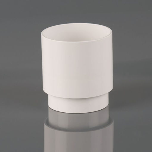 Picture of br206a arctic white downpipe connector round