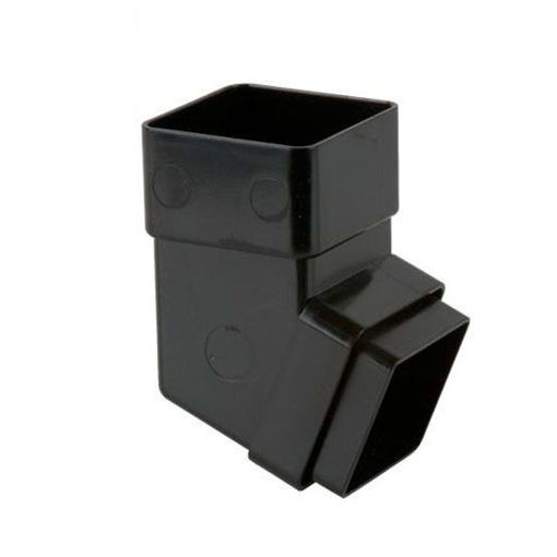 Picture of br509b black 112.5 downpipe bend square