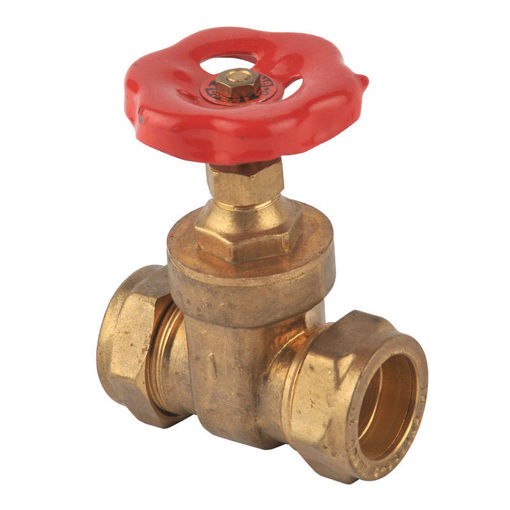 Picture of 10020595 VGLM brass L/S gate valve 15mm