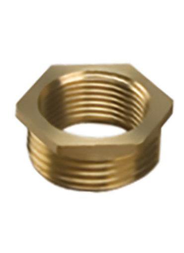 Picture of 10070122 BF241 brass hexagonal bush 3/4"x 1/2"