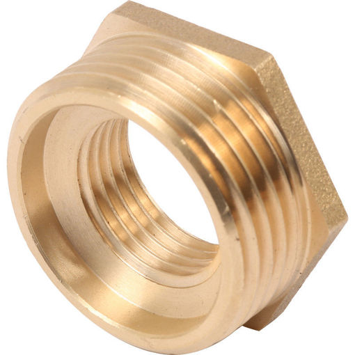 Picture of 10070134 BF241 brass hexagonal bush 1"x 1/2"