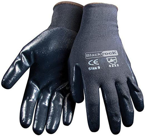 Picture of 8430209b48 nitrile super grip glove 9/l 48bx