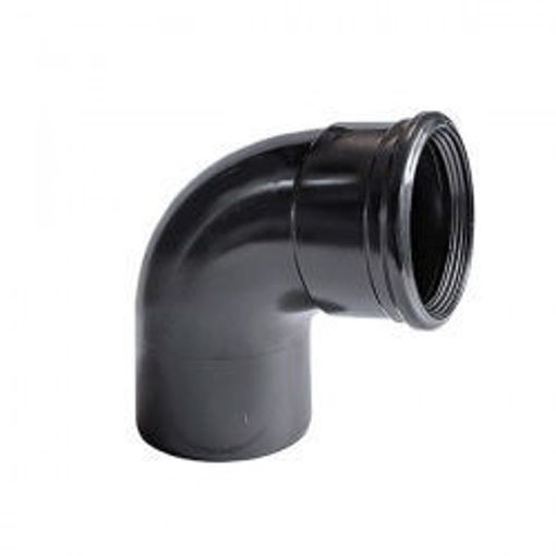 Picture of bs480b soil pipe bend 110mm 92.5 d/s
